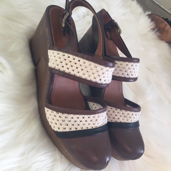 Rachel Comey Trail Leather Wooden Mules/ Slides - Picture 8 of 14